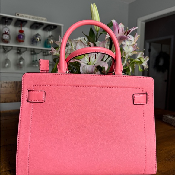 Michael Kors Coral Pink Satchel - Picture 2 of 6